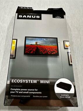 Sanus Ecosystem Mini AV Power Adapter in Black